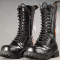Bocanci piele rock goth boots PURE TRASH 14 gauri