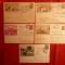 9 Carti Postale Ilustrate -Industrie si Agricultura 1963-1964