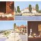 CP193-85 Braila -Hotelul ,,Traian&quot; -Vedere din port, Gara Fluviala -Vedere de pe faleza -carte postala circulata 1985