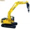 Macheta excavator cu picon Komatsu PC210 1:50