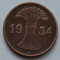 1 reichspfennig 1934 E
