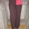 PANTALONI mov inchis Cache Cache, buzunare, moderni, subtiri, marime L,