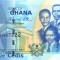 GHANA █ bancnota █ 5 Cedis █ 2010 █ P-38b █ UNC █ necirculata