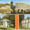 CP195-50 Sovata: Strandul ,,Lacul Ursu&quot;;Hotelul ,,Faget&quot;;Vila 20;Vila 17 - carte postala, necirculata -starea care se vede
