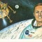 CP197-93 Astronautul american Neil A.Armstrong si modulul lunar al navetei spatiale ,,Apolo 11&quot; -carte postala, necirculata -starea care se vede