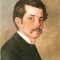 CP197-31 Ion Andreescu (1850-1882) -Autoportret -carte postala, necirculata -starea care se vede