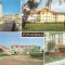 CP201-03 Covasna: Hotelul ,,Cerbu&quot; si Hotelul ,,Covasna&quot;; Spitalul cardiologic; ... -carte postala, necirculata -starea care se vede