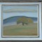 Ulei / panza , Peisaj , de Octavian Visan ( 1931 - 2002 ) , semnat
