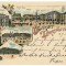1112 - TIMISOARA, Synagogue, Litho - old postcard - used - 1896