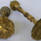 2 minere vechi din bronz masiv