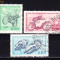 Timbre Germania DDR 1963 Motocros Serie Completa de 3 v. stampilate