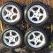 SET JANTE ALIAJ FIAT + ANVELOPE 175/65 R14 4X98 PUNTO, ALBEA