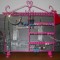 Suport/ raft/ bijuterii/ accesorii/ cercei/ bratari/ lantisoare/ pandative de culoare roz, din metal