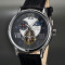 +++CEAS AUTOMATIC model DE LUX , TOURBILLON - LOOK , MONTE WEHRO , excentric , secundar , cadran afisaj ZI / NOAPTE