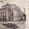 Romania, Bucuresci, carte postala UPU circulata 1900: Teatrul National, birje