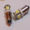 Bec led BA9S (T4W) 5SMD 5050, led auto, leduri auto