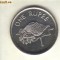 bnk mnd Seychelles 1 rupie 1992 , fauna marina , unc