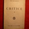 35. Titu Maiorescu - Critice 1866-1907 vol 2 - ed. 1908 Ed. Socec, 268 pag