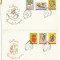 Romania 1963 set 2 plicuri Prima Zi FDC Cultura Legumelor Timpurii