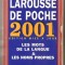 (C721) LE LAROUSSE DE POCHE, 2001, EDITION MISE A JOUR, DICTIONNAIRE DE LA LANGUE FRANCAISE ET DE LA CULTURE ESSENTIELLE