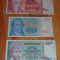 Lot 3 bancnote Iugoslavia 1000 dinari , 5000 si 50000 dinari RAR