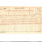 212 Document vechi -1937, Telegrama catre Gheorghe Fidelis(grec?) str.Orientala, Braila -sa contacteze la Telefon Cafe Bursa ,,LAUBMUELLER&quot;
