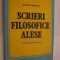 EDMUND HUSSERL - Scrieri Filosofice Alese - Editura Academiei, 1993