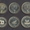 MACEDONIA █ SET COMPLET FAO DE MONEDE █ 1, 2, 5 Denari █ 1995 █ KM-5-6-7 █ UNC