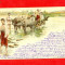 CP-16=ROMANIA Carte postal color LITHO circulata 1900 de la Iasi la Leipzig
