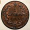 E.357 ITALIA VITTORIO EMANUELE III 1 CENTESIMO 1905 R XF/AUNC