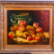 Natura moarta cu fructe - Julie Grimaud - Ulei pe panza - 46x38 cm