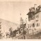 CP 210-22 Sinaia -Vedere -RPR -circulata 1956 -sepia -starea care se vede, timbrele sunt deteriorate -,,Tovarasilor din Comitetul Sindical si Org.baza