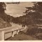 CP 210-14 Calimanesti -Drumul spre Caciulata -RPR -circulata 1957 -sepia -starea care se vede, timbrul este deteriorat