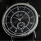 Numai pt. luna decembrie : Ceas de Lux HAAS et CIE extraplat Bordeaux Black , macanism SWISS MADE