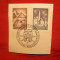Serie- Expoz. Filat.Zagreb 1941 Yugoslavia 2 val.cu stamp.I zi