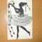 Carte postala Ilustratori Desen femeie dans Serie V 1-23