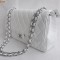 GEANTA CHANEL CLASIC 2.55 ALBA ARGINTIU