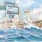 CP 214-15 Navrom Romanian Shiping Company -Bucuresti, cargou construit in 1962 - necirculata-starea care se vede, are urme ca de sarniera pe spate