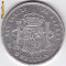 Spania 5 PESETAS 1877 argint 25 grame,puritate 0.900