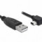 Cablu USB 2.0-A tata la USB mini-B 5pin tata unghiular 0,5m - 82680