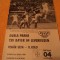 Program fotbal DUKLA PRAHA - TSV BAYER 04 LEVERKUSEN 22.10.1986