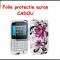 Husa gel pentru HTC ChaCha CHA CHA Flori + Folie protectie display GRATIS