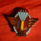 Insigna Militara -Batalion 56 Parasutisti ,Metal si email ,L= 4,5 cm ,h= 3,8 cm