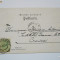 RAR!!!CP tip felicitare,Deutsche Reichspost,circulata,1901!