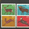 Germania 1967 - ANIMALE SALBATICE CERBI, serie nestampilata, DB4