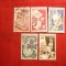 Serie- Productia de Lux 1954 Franta ,5 val.stamp.