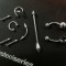 Set Piercing-uri (cercei de corp) - 9 buc.