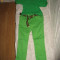 costum sport dama blugi si bluza cul verde mas 36 stare nou