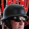 Casca Moto Nazi Nazy Chopper Neamt Negru Mat