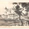 CPI (B444) CASTELUL FAGARAS, VEDERE DINSPRE VEST, DUPA O STAMPA DE LA MIJLOCUL SECOLULUI AL XIX-LEA, EDITURA COM. MON. IST. DIN CLUJ, NECIRCULATA